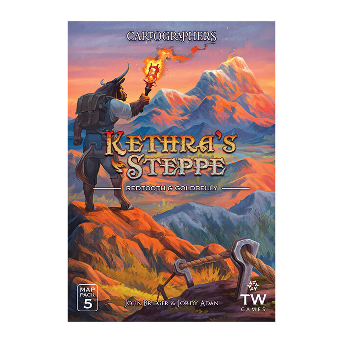 

Настольная игра Thunderworks Games Cartographers Heroes - Map Pack 5 - Kethra's Steppe
