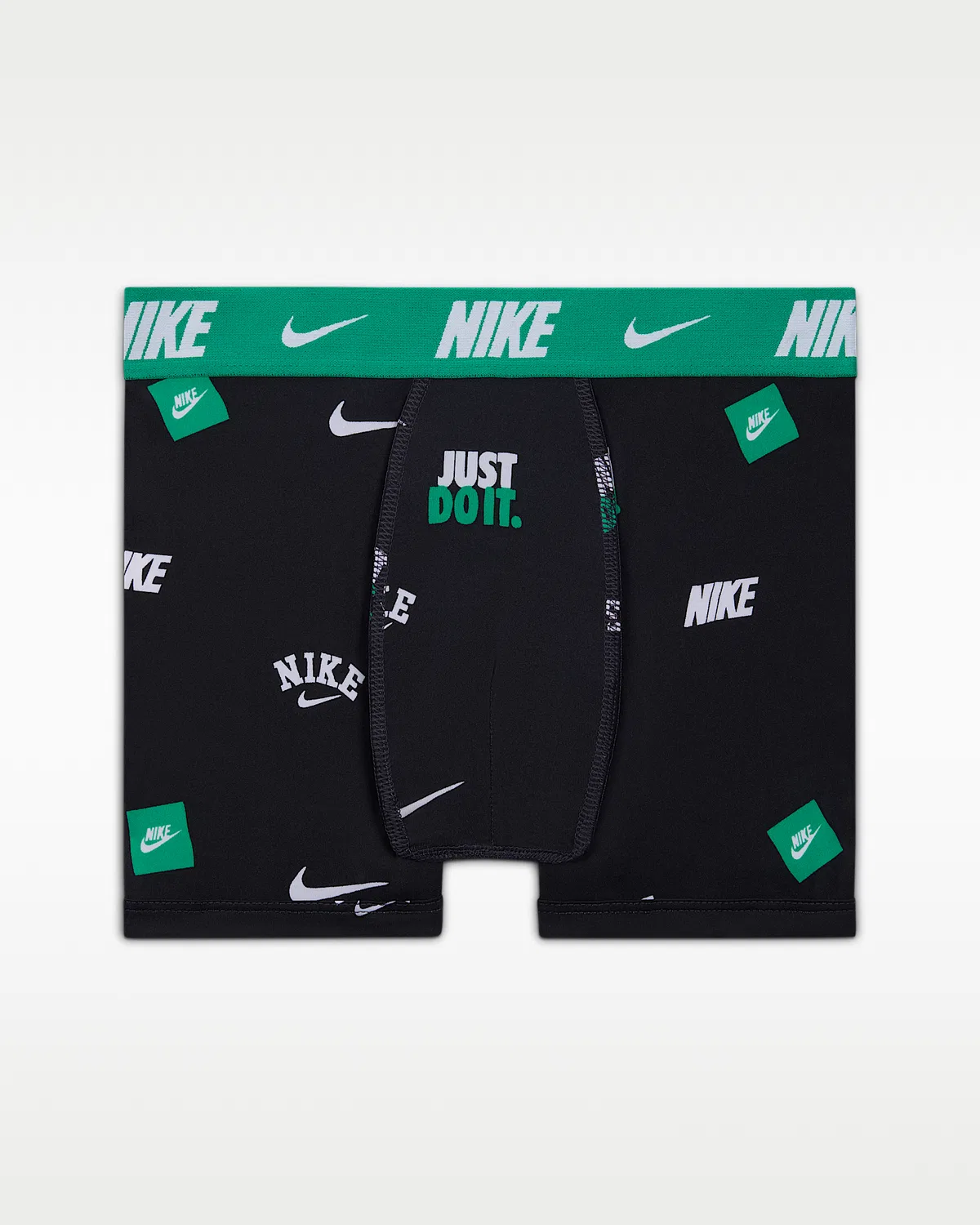 Большие детские боксеры Dri-FIT с принтом (2 шт.) Nike, Green — фото 2