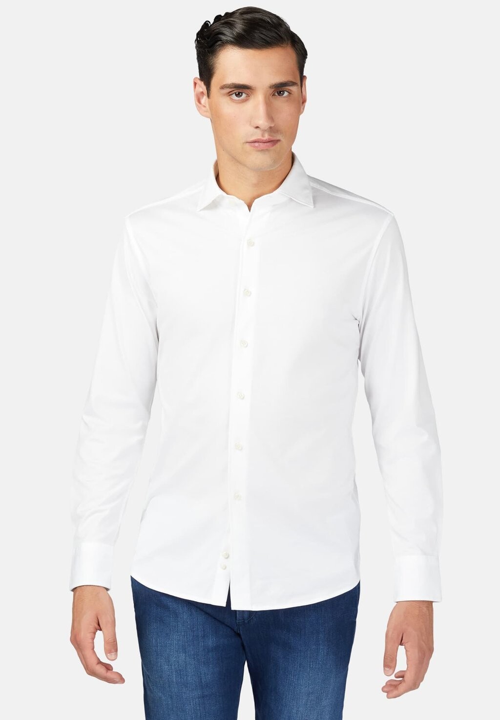 

Рубашка Slim Fit Boggi Milano, белая