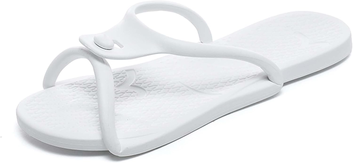 

Летние мужские сандалии для пары EVA, складные и портативные, удобные, мягкие, дышащие, противоскользящие, стойкие к износу, легкие Generic, белый