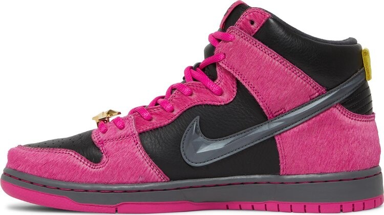 Кроссовки Run The Jewels x Dunk High SB '4/20', розовый — фото 3