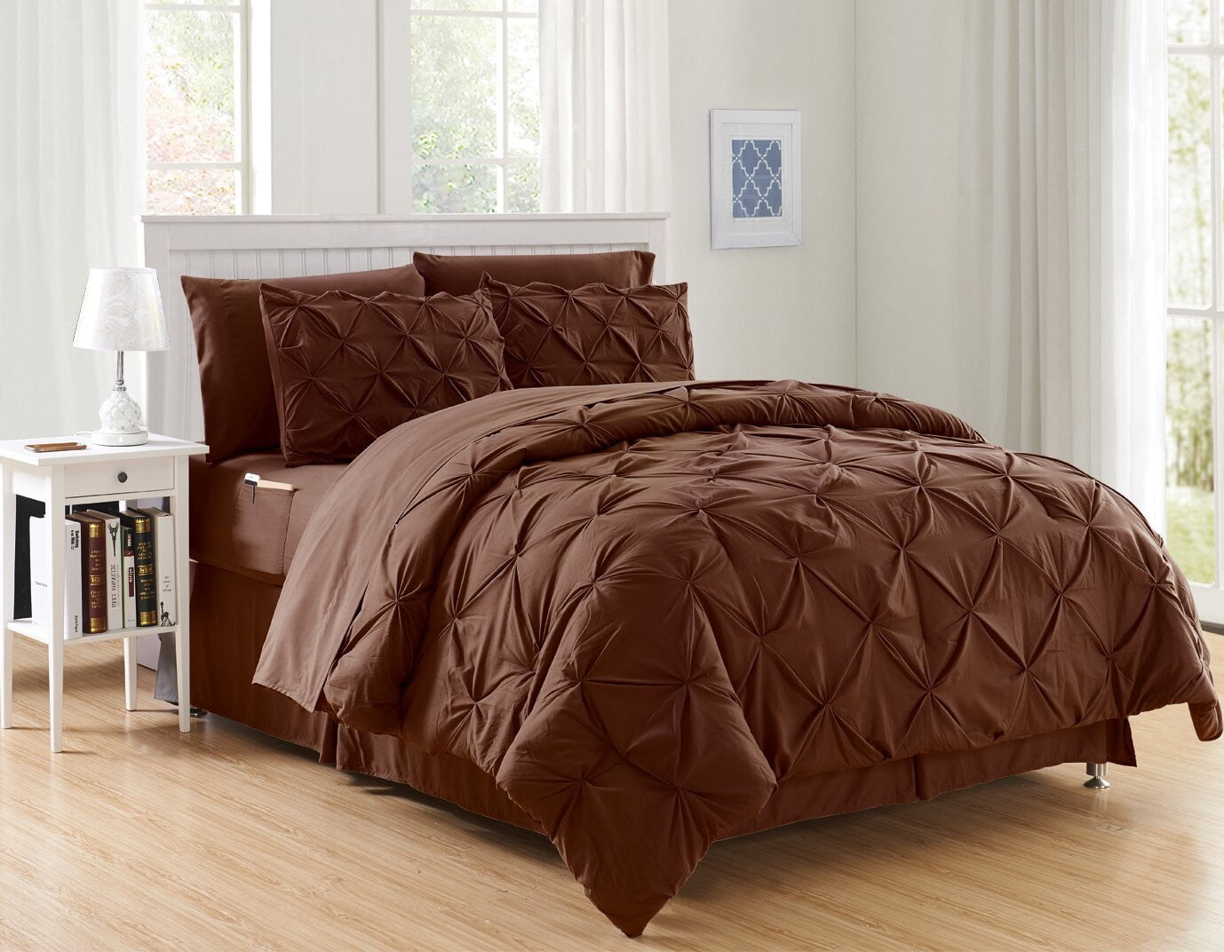 

Комплект постельного белья Elegant Comfort, коричневый