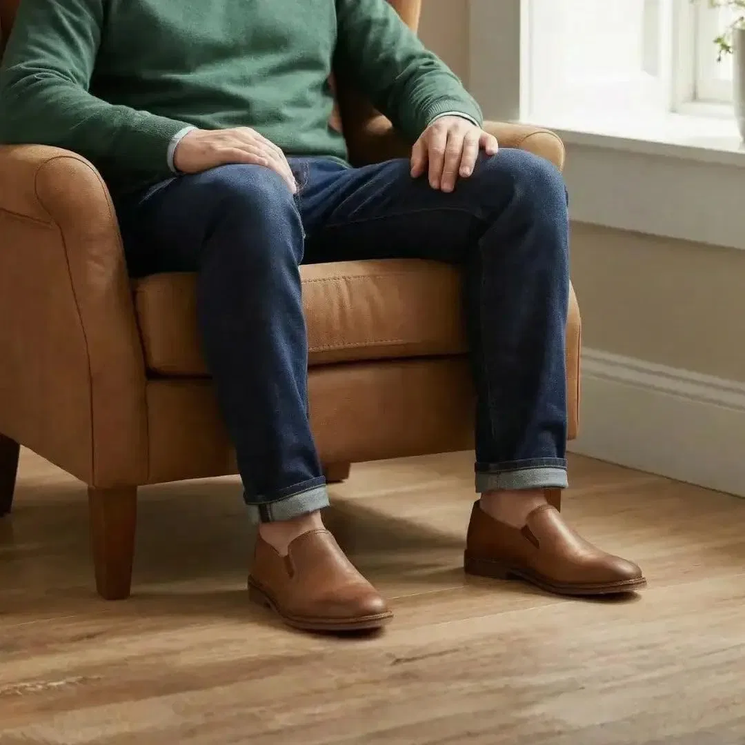 Лоферы Storm Suede Reiman Men's Slip On Loafer MILWAUKEE BOOT CO. — фото 2