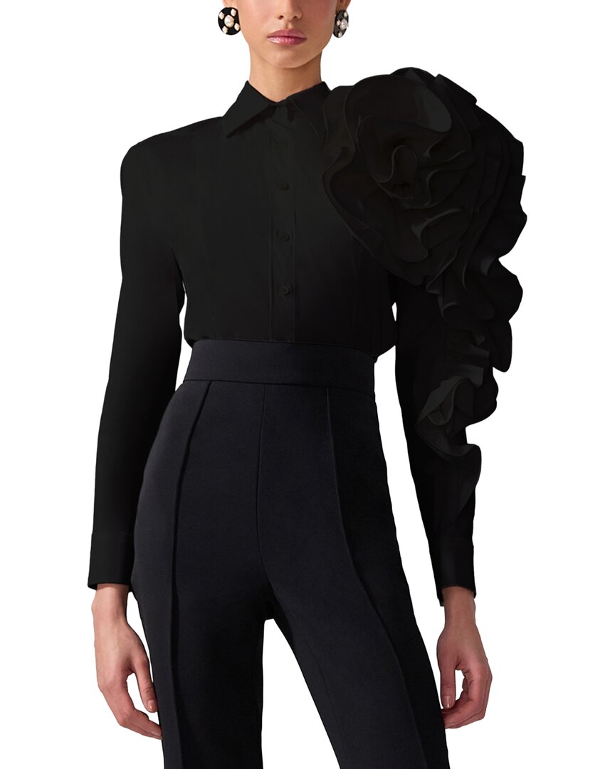 

Блузка на пуговицах Carolina Herrera Carolina Herrera, черный