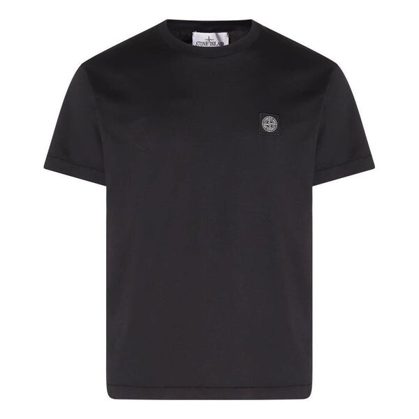 

Футболка patch logo t-shirt 'black' Stone Island, черный