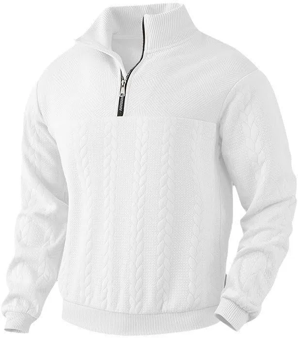 

Мужская толстовка с воротником и молнией на четверть, длинный рукав, для гольфа Coipe