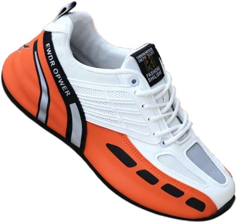 

Мужские кроссовки большого размера с толстой подошвой. Модные и универсальные. Противоскользящие и прочные. Дышащие и удобные. Подходят для активного отдыха на улице и ежедневного ношения Fmshi, белый