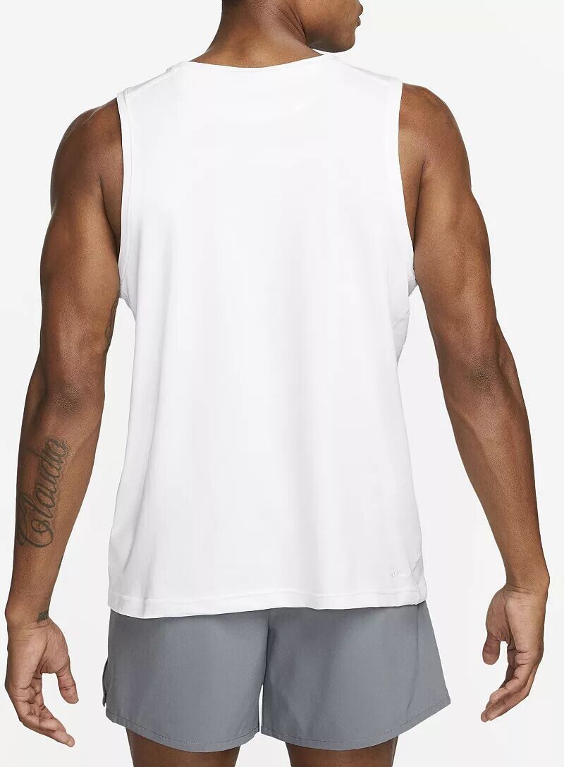 Мужская универсальная майка для фитнеса Nike Dri-FIT Primary, белый — фото 3