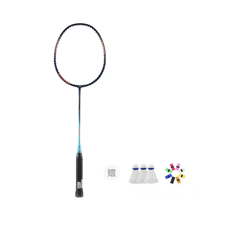 

LINING Ракетка для бадминтона Ball Control тип для защиты и атаки начальный уровень одиночная рукоятка Blue