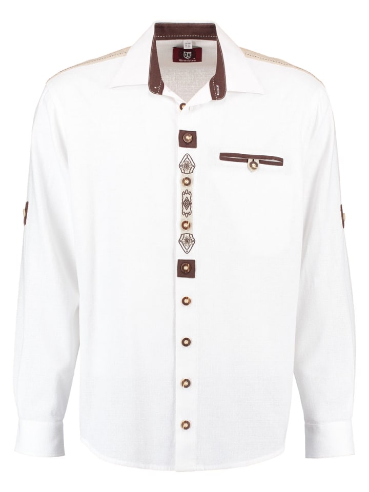 

Традиционная рубашка Фихуд белого цвета OS-Trachten