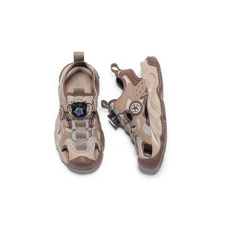 Сандалии детские нескользящие дышащие 7-PE Khaki Brown — фото 4