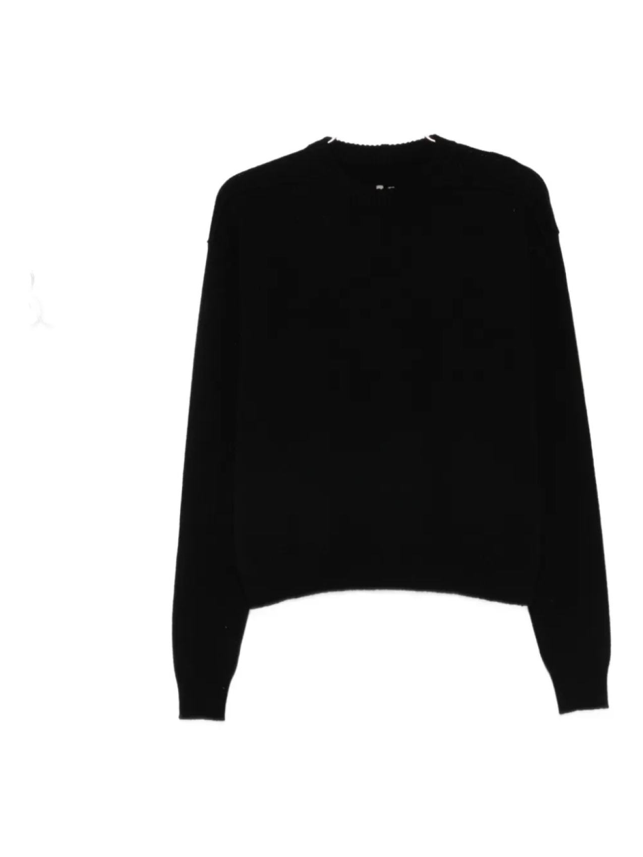 

Rick Owens шерстяной джемпер с круглым вырезом, черный