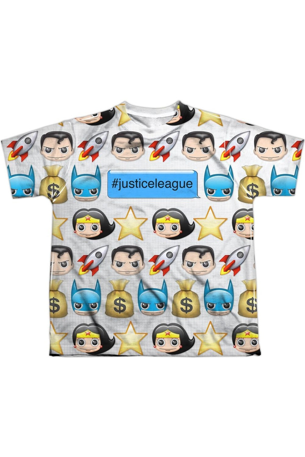 

Футболка с коротким рукавом для подростков DC Comics Hashtag Gildan, белый