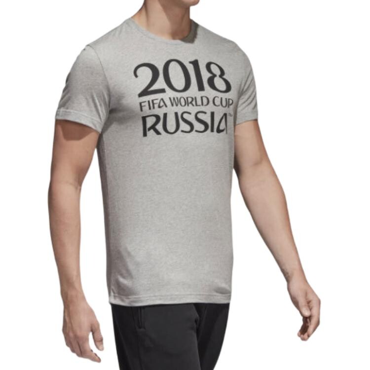 Футболка мужская средне-серая кварцевая Adidas, серый — фото 3