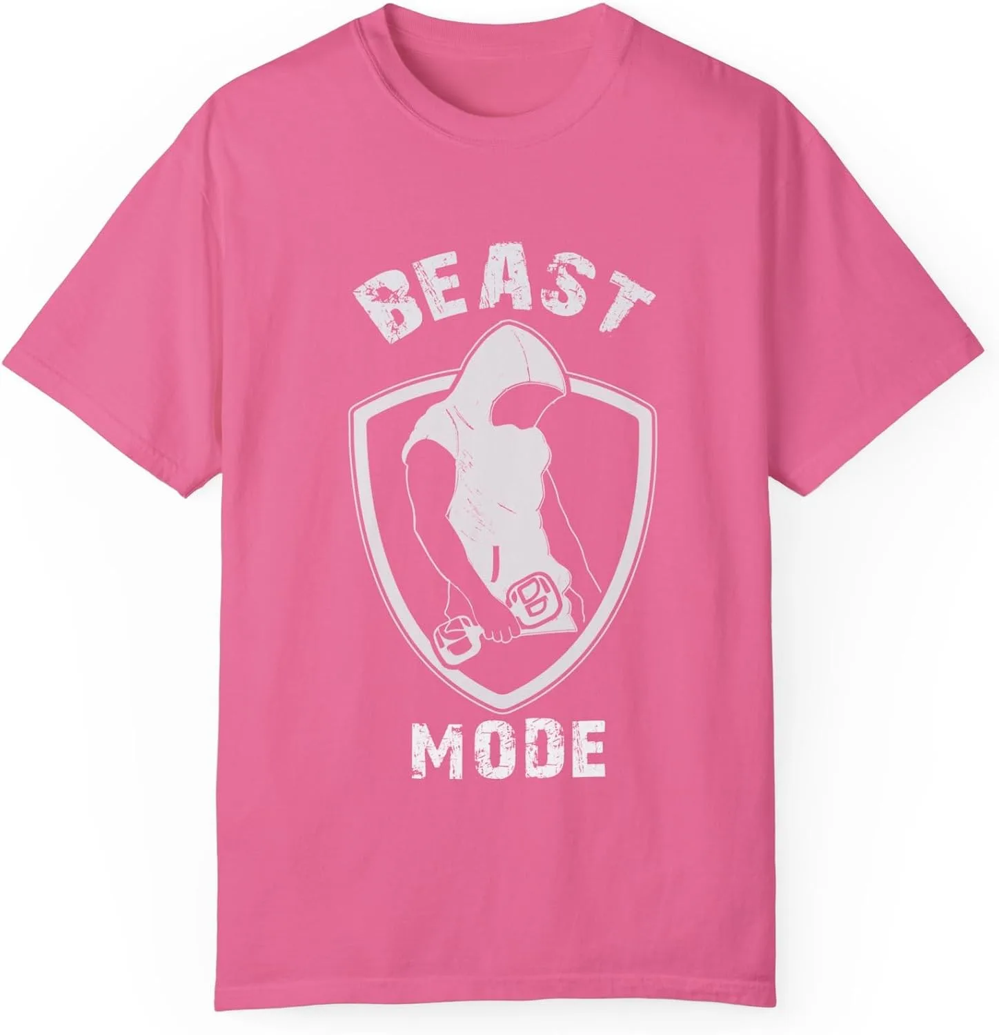 Футболка Beast Mode, фитнес-майка, мотивационная футболка для зала, одежда в стиле атлеже, топ в винтажном стиле GENERIC, Crunchberry