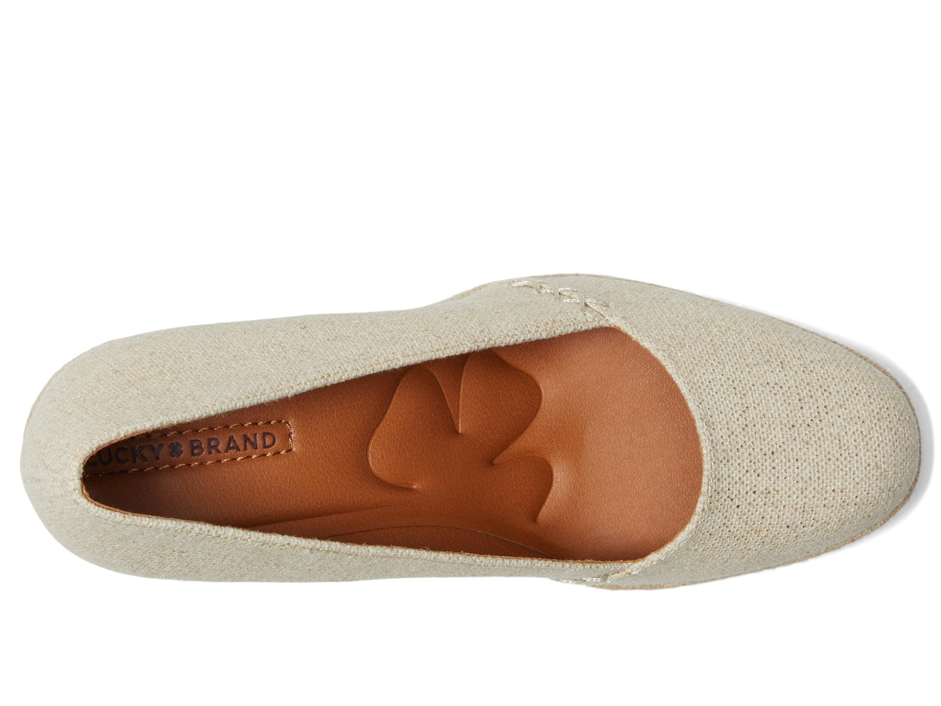 Туфли Lucky Brand Imula Espadrille Wedge, цвет Natural/Platino — фото 2