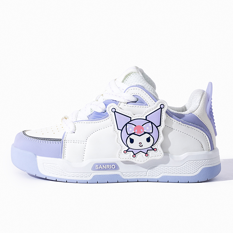 

Нескользящая и износостойкая обувь Sanrio x Kulomi для увеличения роста детей и подростков Hello Kitty, фиолетовый