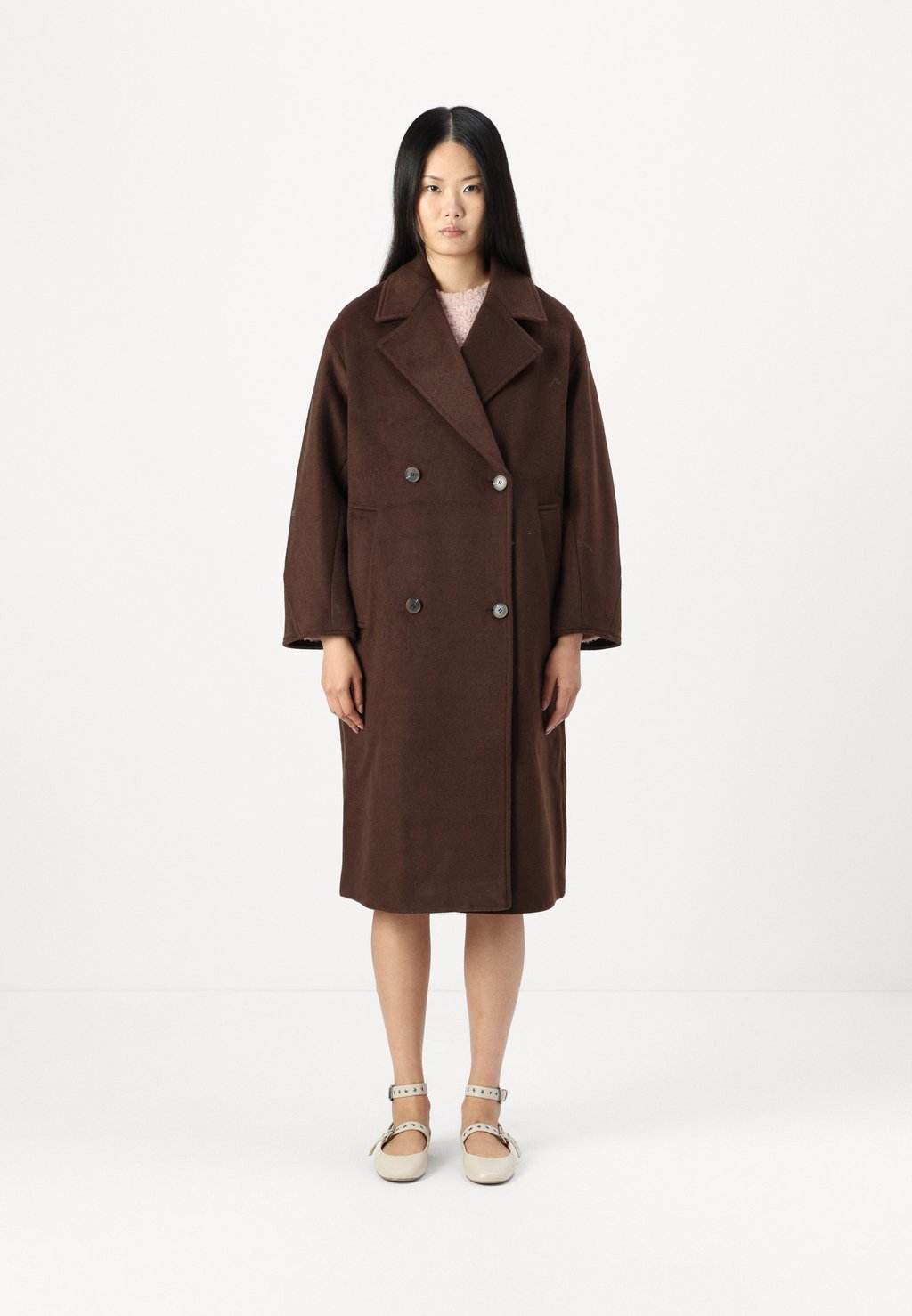

Классическое пальто SLFELENORA COAT Selected Femme, коричневый