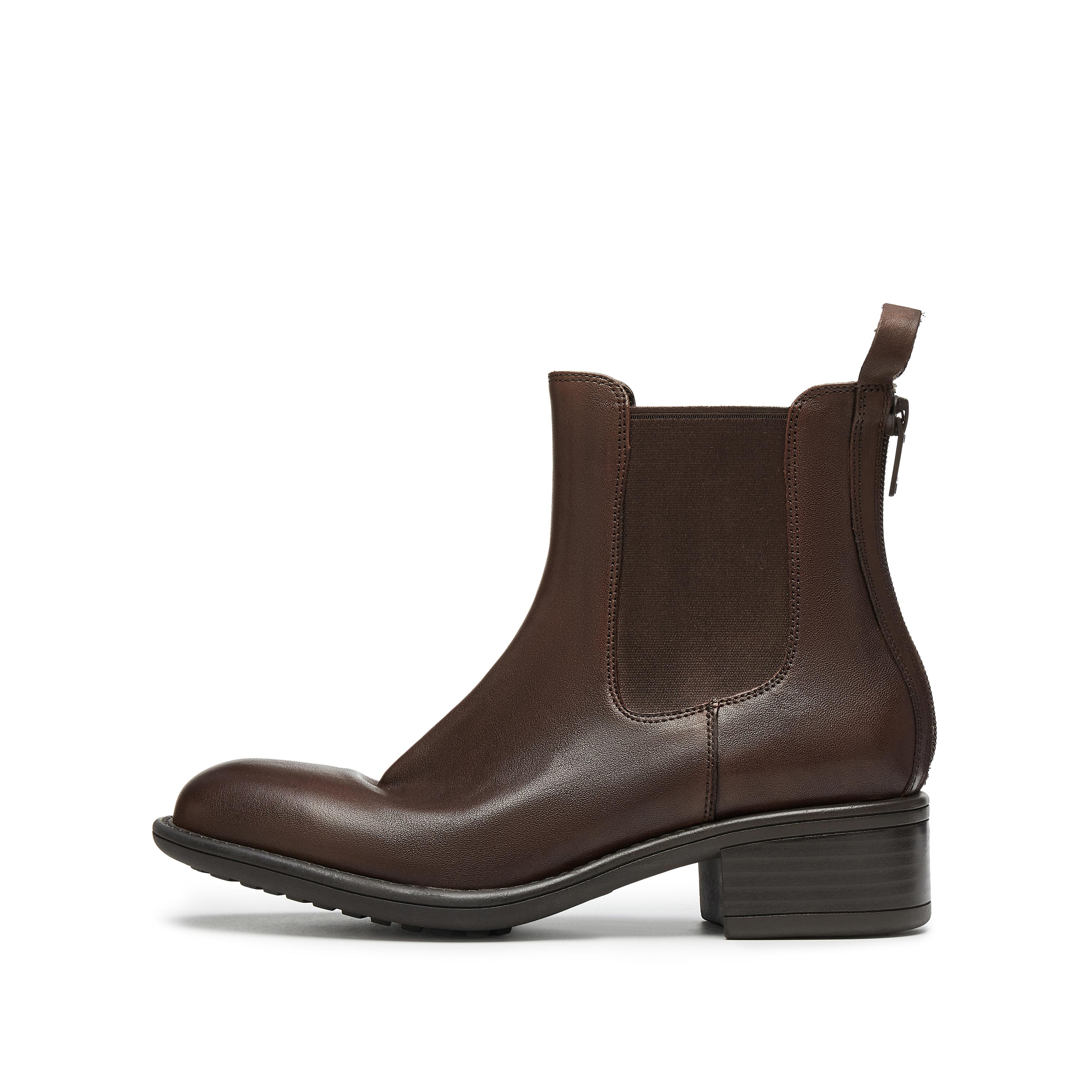 Короткие ботинки челси 4 см женские Staccato, Cool Black