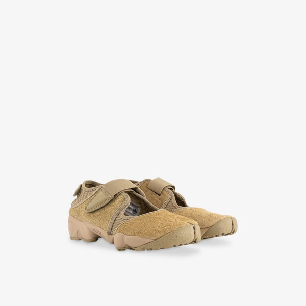 Кроссовки замшевые Nike Air Rift с низким верхом, бежевый — фото 3