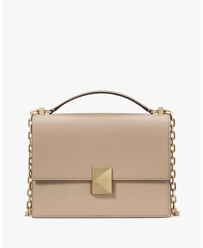 

Сумка через плечо Deco из гладкой кожи с цепочкой kate spade new york, коричневый