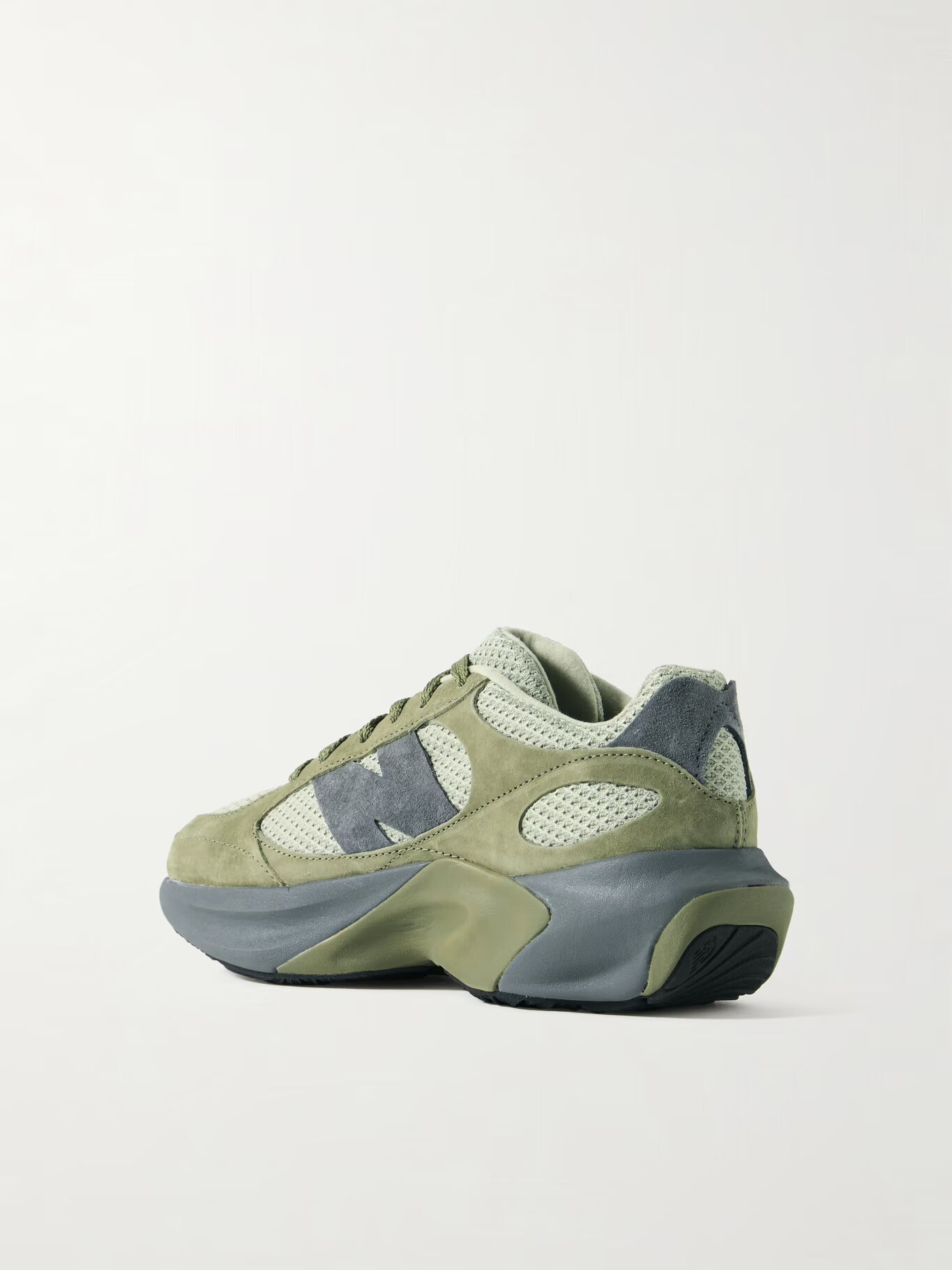 Кроссовки WRPD Runner из замши и сетки NEW BALANCE, хаки — фото 2