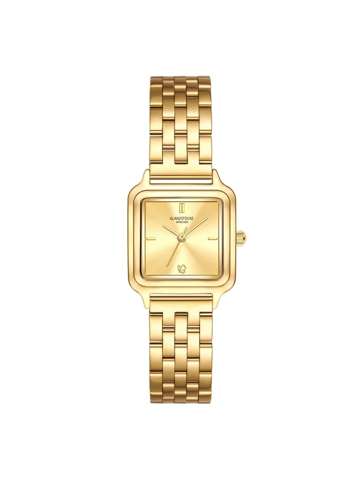 

Glanzstücke München Часы из нержавеющей стали в корпусе из желтого золота
