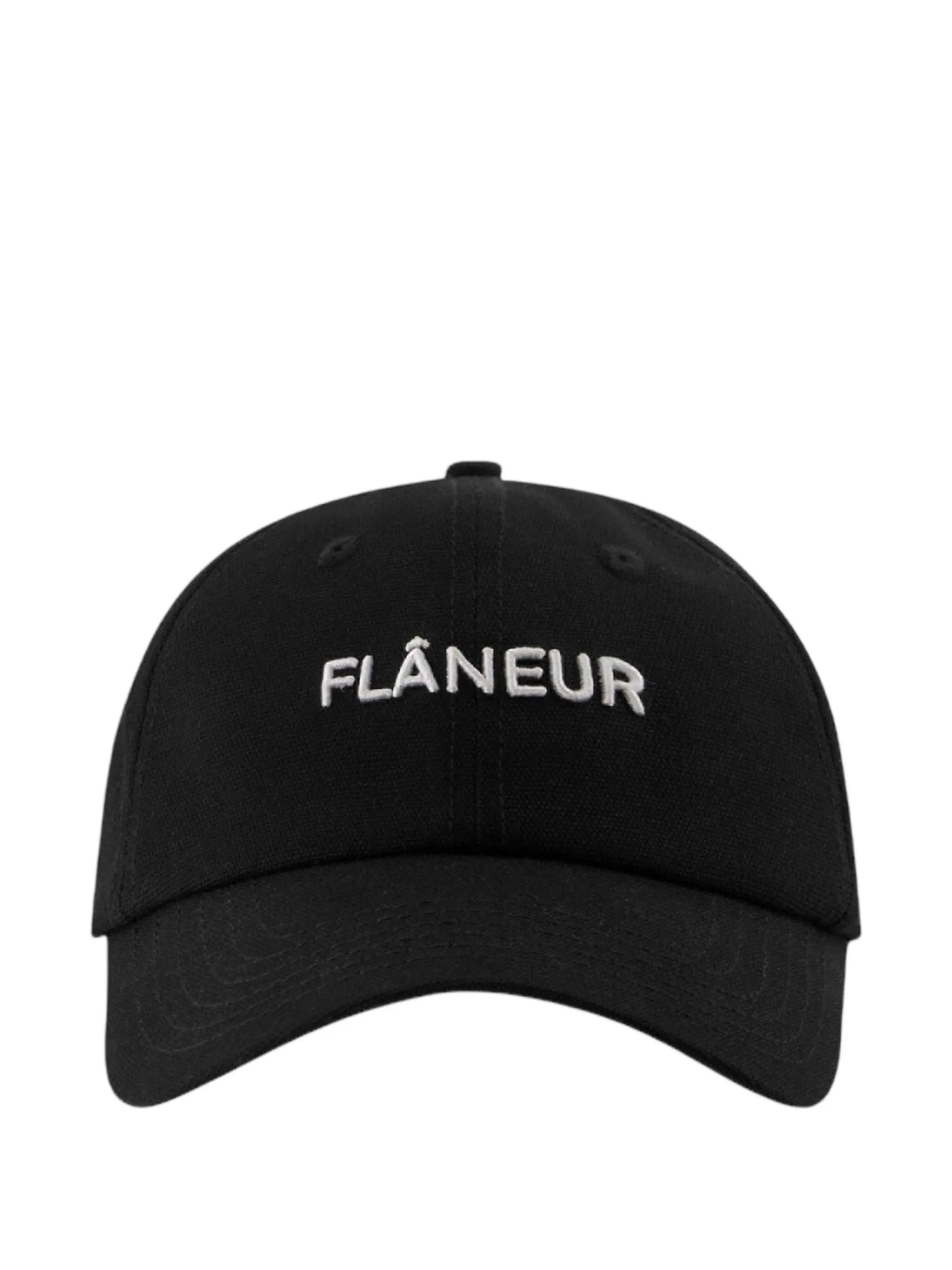 

Кепка с вышитым логотипом Flâneur, черный