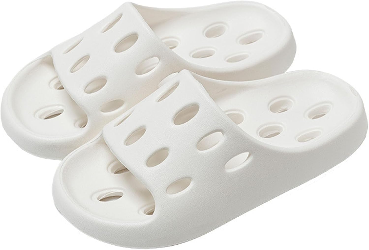 

Женские и мужские шлепанцы для душа LNERIP, тапочки для купания, быстро сохнущие, с легкой подошвой, нескользящие тапочки для душа, белый