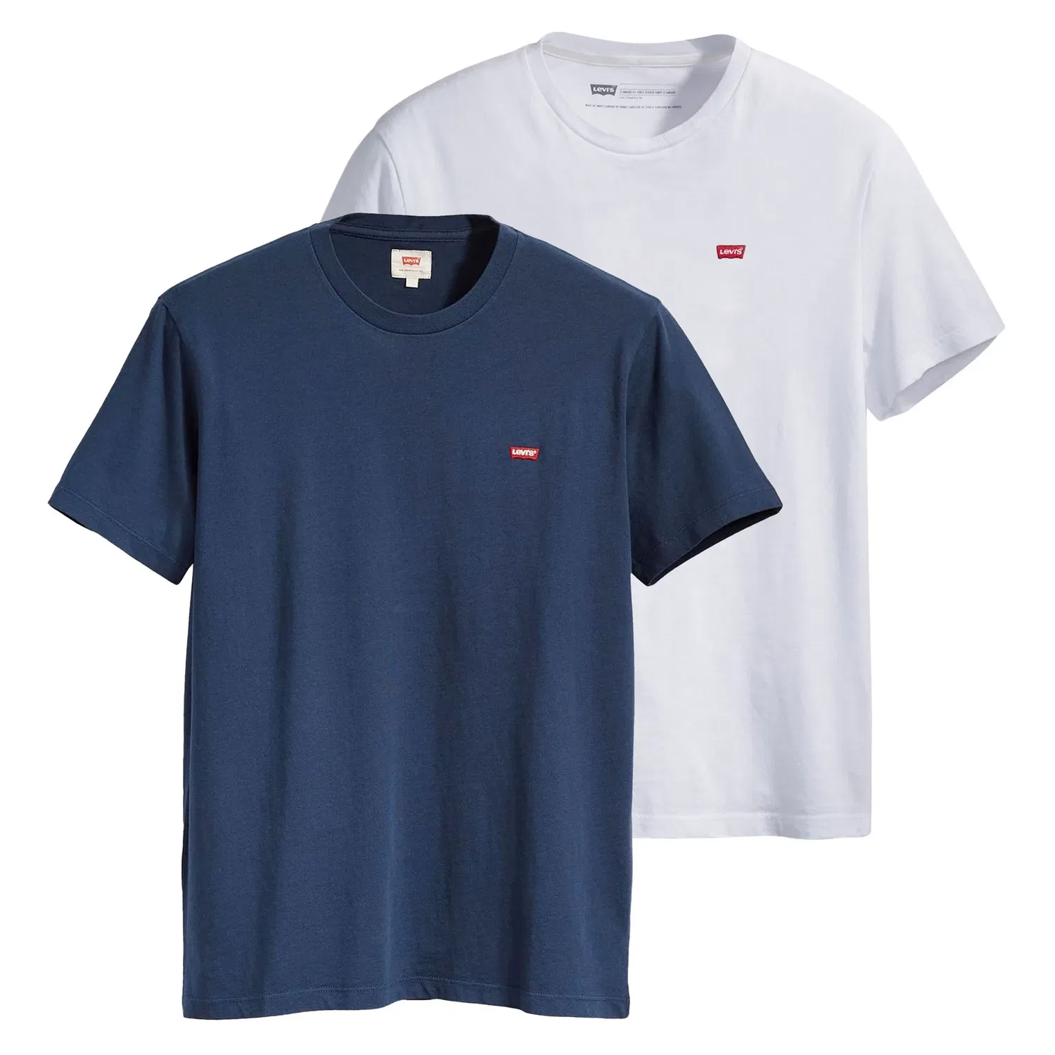 Футболка 2er Pack из хлопка Levi's, белый/синий