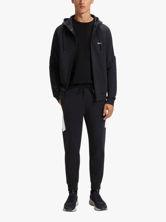 

Байка BOSS из хлопковой смеси с застежкой-молнией спереди HUGO BOSS, Dark Blue