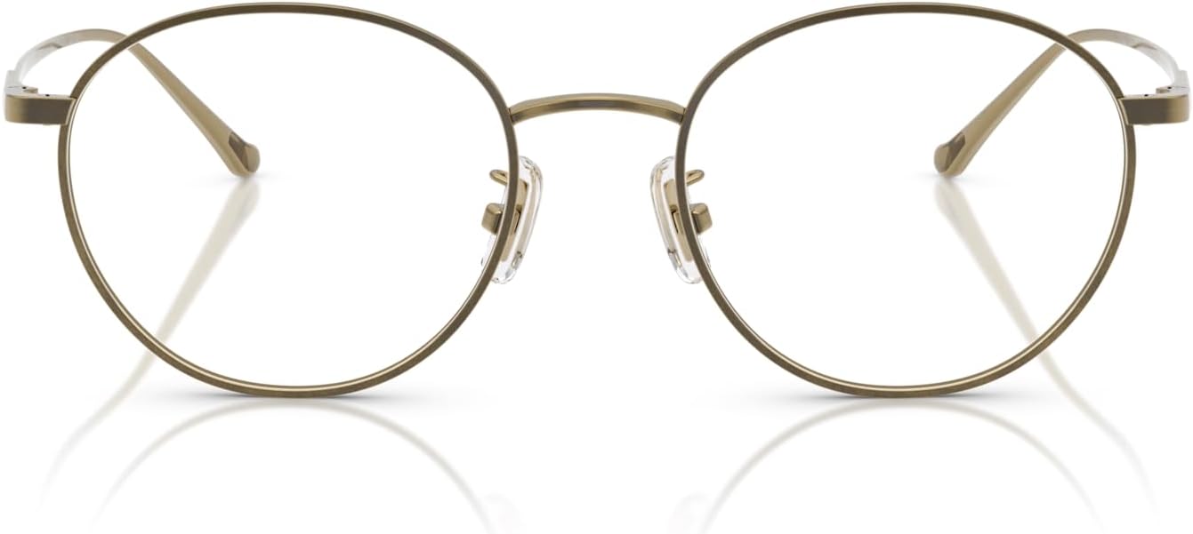 

COACH мужские Hc5190td круглые оправы для очков, Antique Gold/Demo Lens