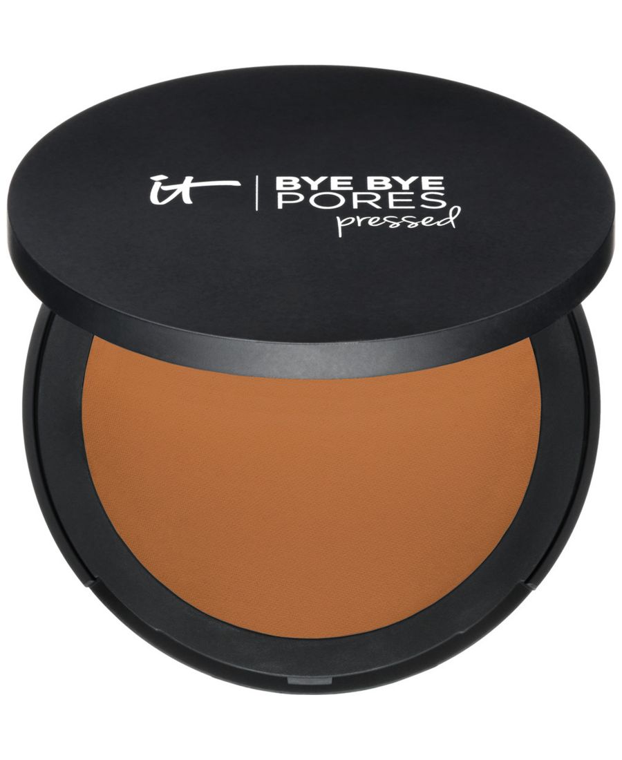 

Прессованная полупрозрачная фиксирующая пудра Bye Bye Pores IT Cosmetics, цвет tan rich