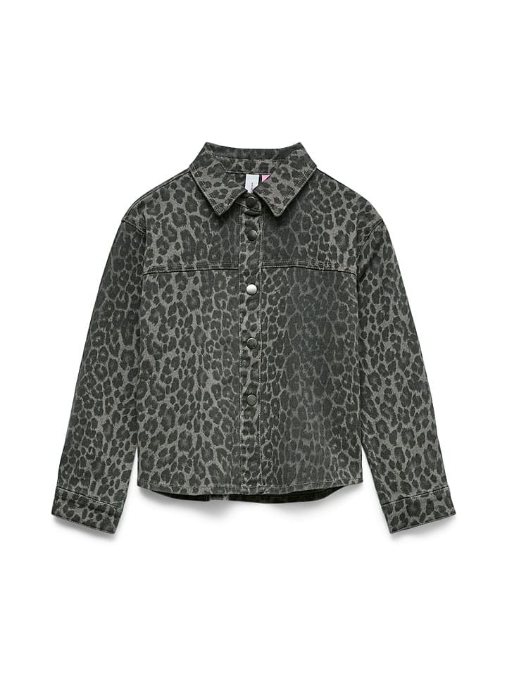 Vero Moda Girl Футболка "Ленора" серого цвета — фото 4