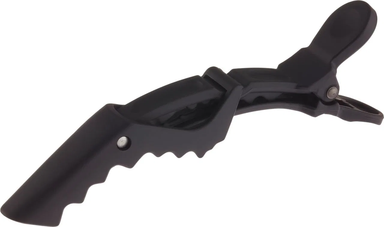 Зажимы для волос «Shark Clip Soft» от Efalock, черные, 6 шт. Efalock