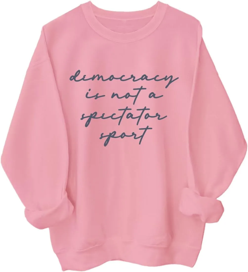 

Толстовка с капюшоном Democracy Is Not A Spectator Sport Racsea