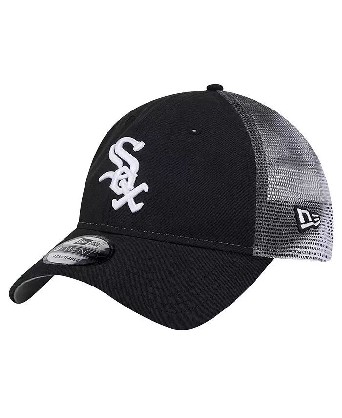 

Мужская черная регулируемая кепка Chicago White Sox Team Slick Trucker 9TWENTY New Era, черный