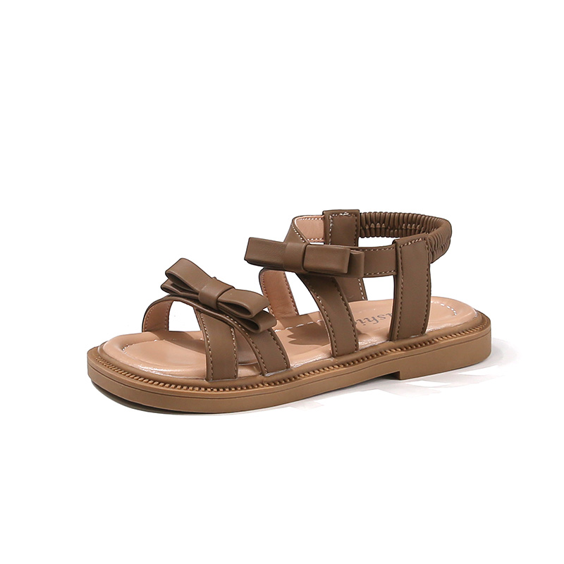 

Детские сандалии с низким верхом для детей от 3 до 7 лет TONYBEAR, коричневый