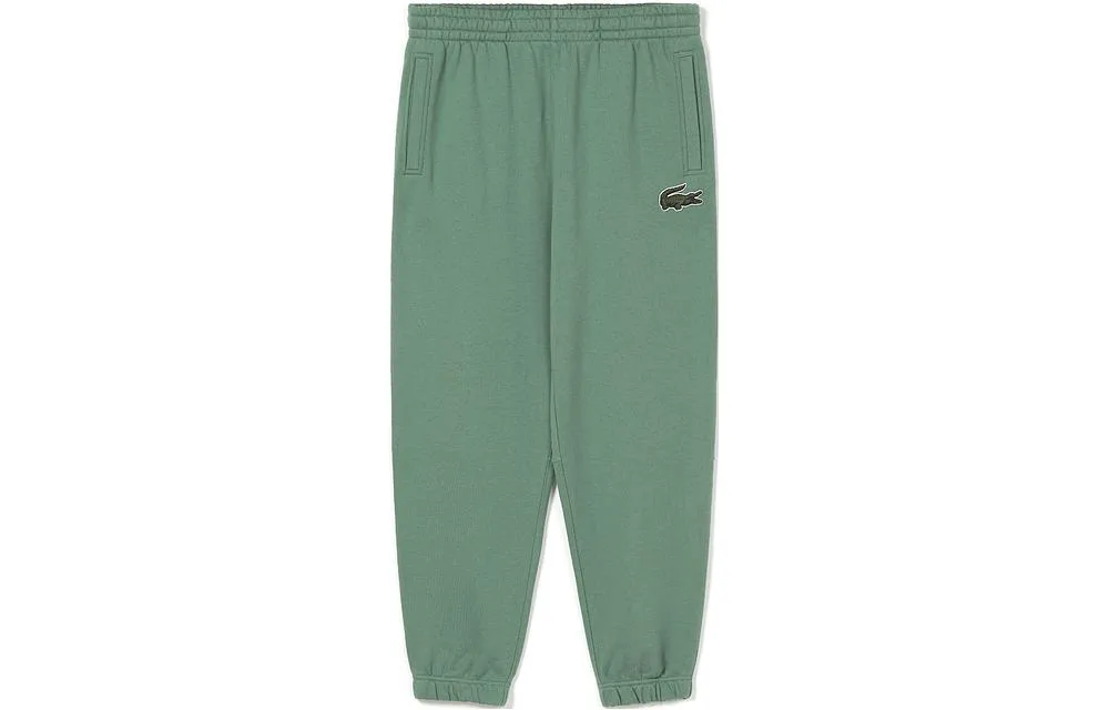 Повседневные брюки Lacoste с манжетами, мужские, Tree зеленый
