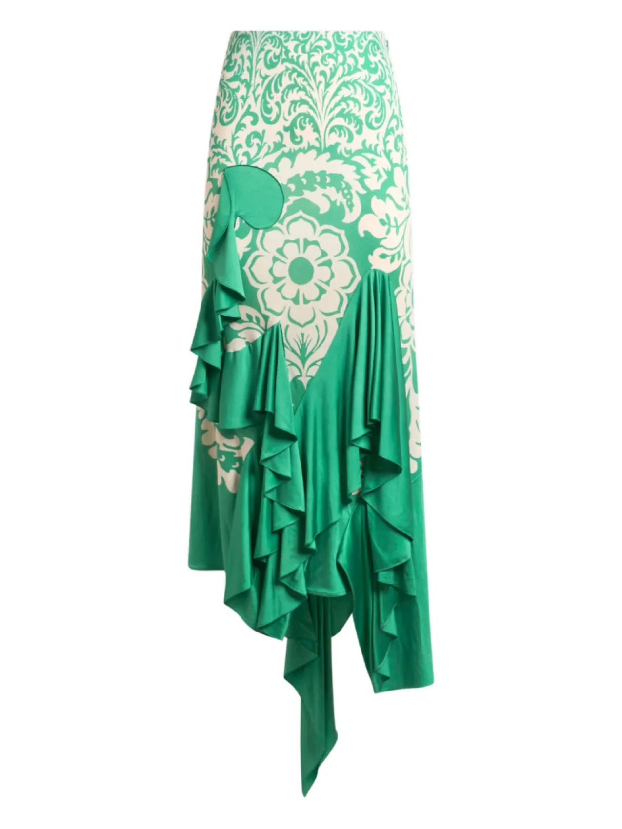 

ETRO юбка асимметричного кроя, зеленый