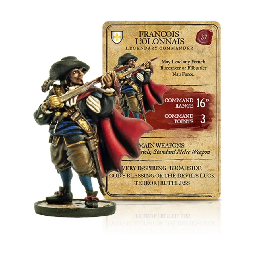 

Франсуа Л'Олонне, Blood & Plunder - French (28mm)