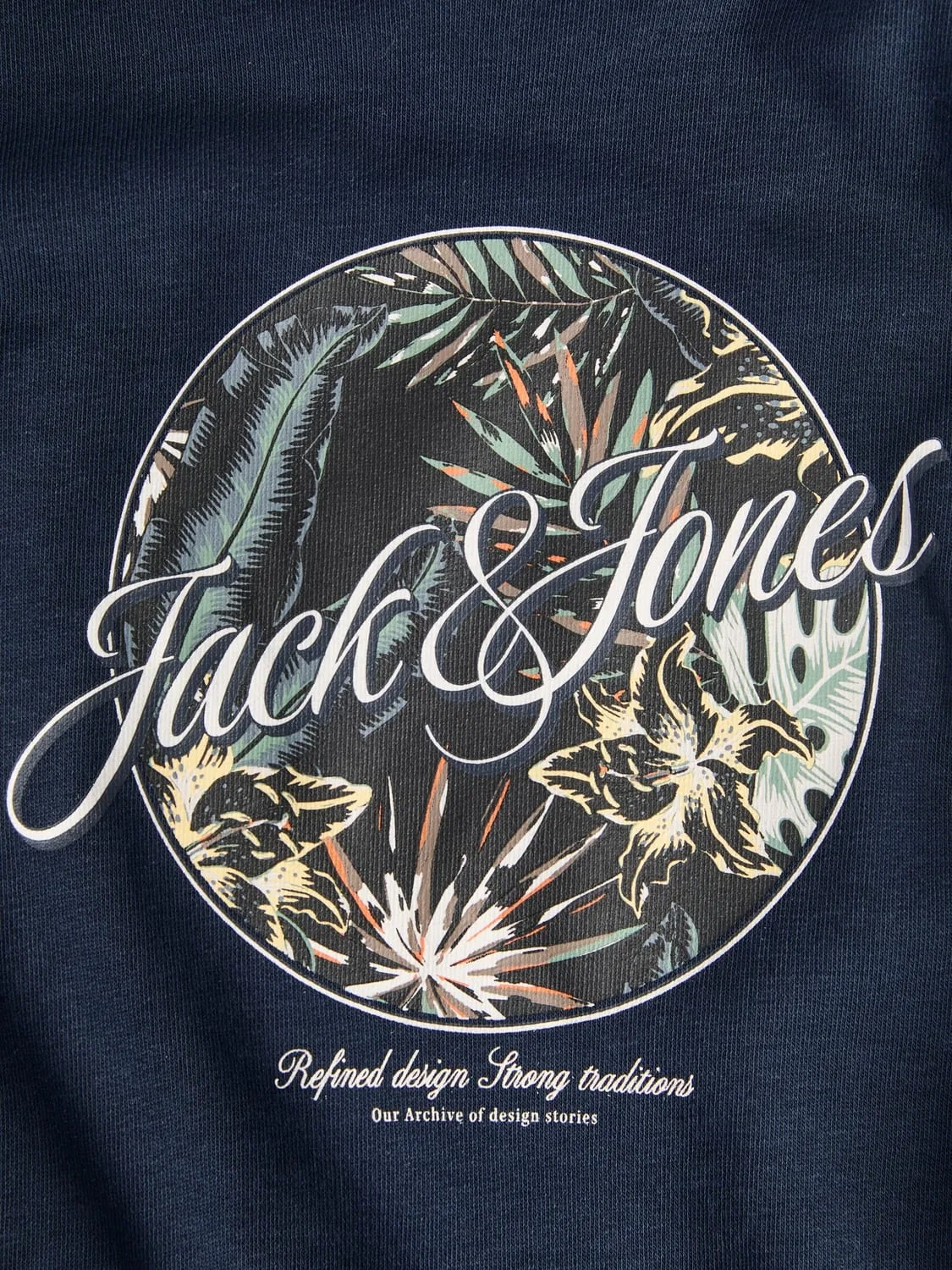Лонгслив с принтом JACK & JONES Junior, navy blazer — фото 3