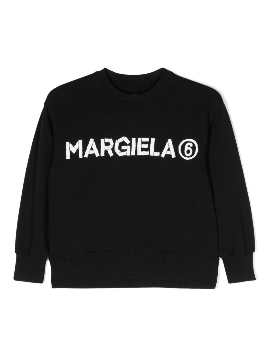

MM6 Maison Margiela Kids толстовка с логотипом, черный