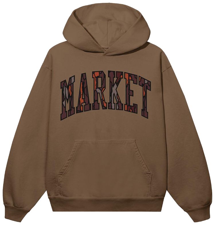 

Худи Market Tree Bark Arc, коричневый