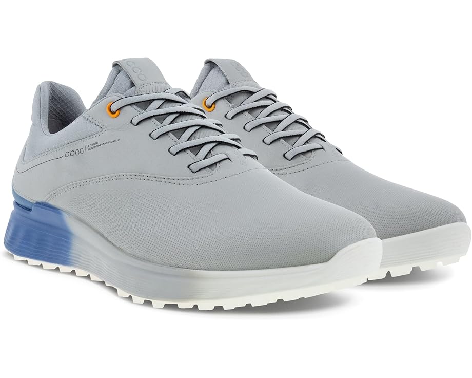 

Кроссовки ECCO Golf S-Three GORE-TEX Waterproof Golf Hybrid Golf Shoes, цвет Concrete/Retro Blue/Concrete Cow Leather, Серый, Кроссовки ECCO Golf S-Three GORE-TEX Waterproof Golf Hybrid Golf Shoes, цвет Concrete/Retro Blue/Concrete Cow Leather