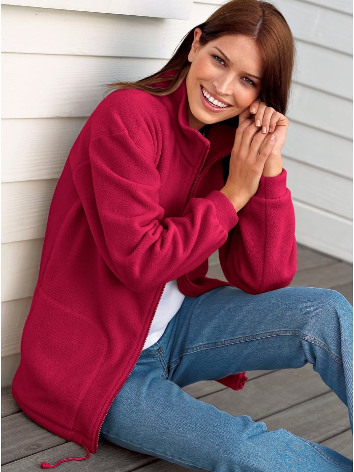 

Флисовая куртка темно-красного цвета WITT WEIDEN