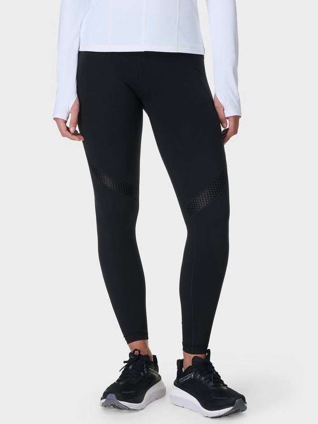 

Тренировочные леггинсы с перфорированной сеткой power Sweaty Betty, черный