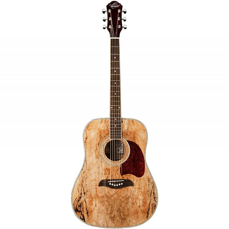 

Акустическая гитара Oscar Schmidt OG2SM Dreadnought Spalted Maple Top Mahogany Neck 6-String Acoustic Guitar