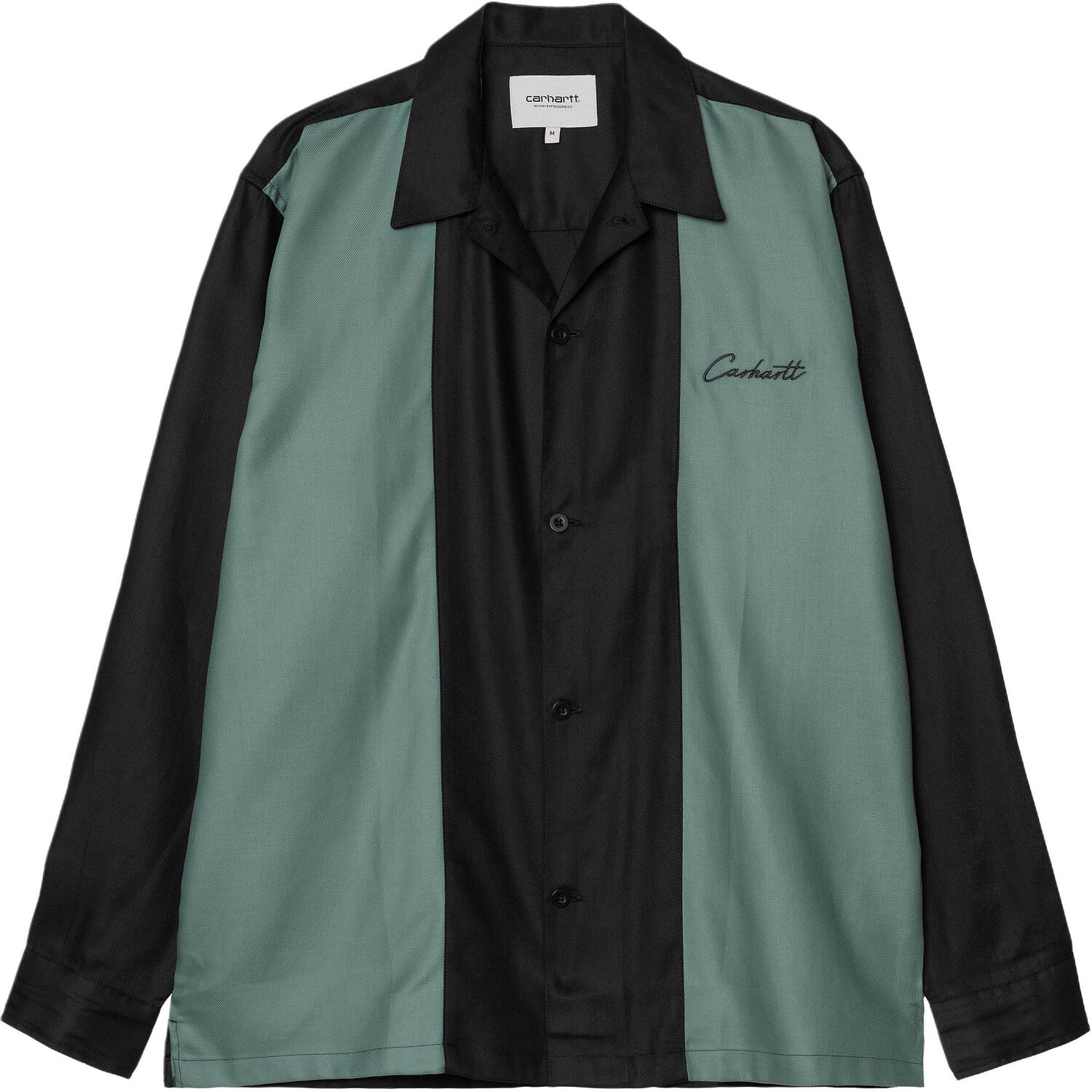 

Рубашка Delaney с длинными рукавами Carhartt Wip, черный/серебро pine