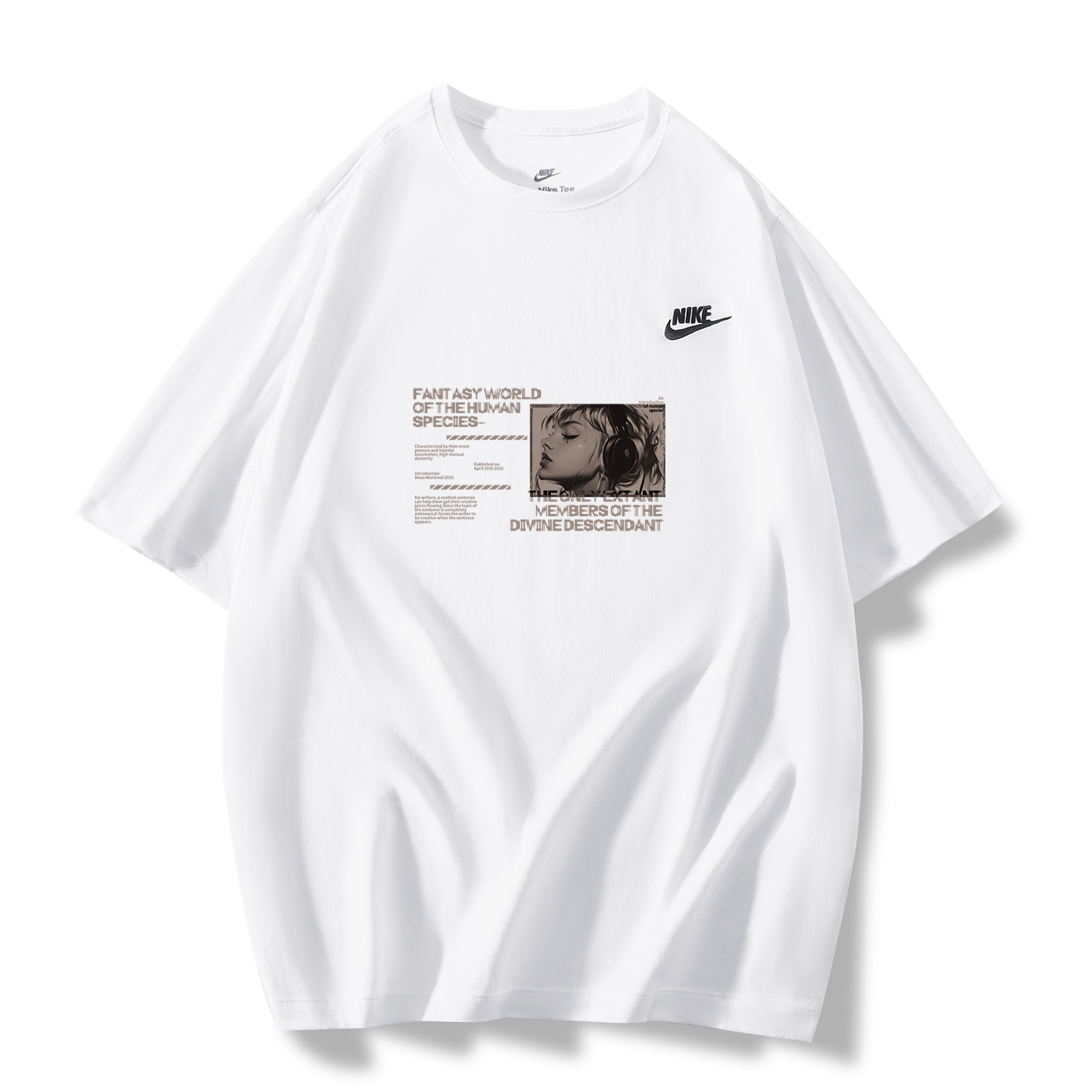 

Футболка унисекс белая Caramel Temptation Nike